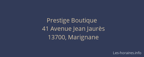Prestige Boutique