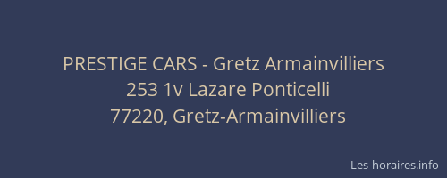 PRESTIGE CARS - Gretz Armainvilliers