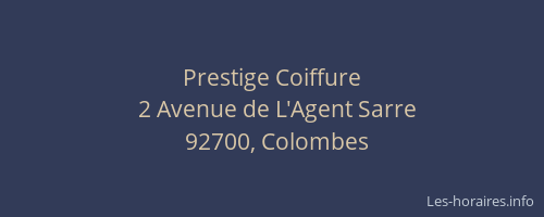 Prestige Coiffure