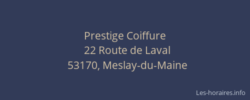 Prestige Coiffure