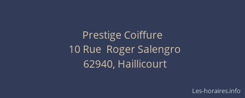 Prestige Coiffure