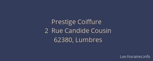 Prestige Coiffure