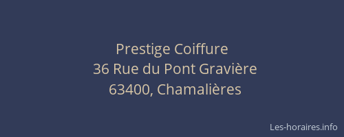 Prestige Coiffure