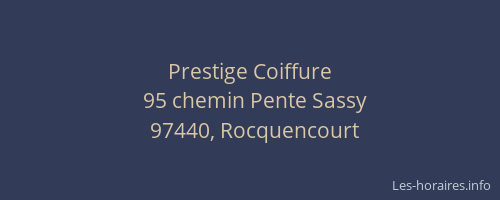 Prestige Coiffure