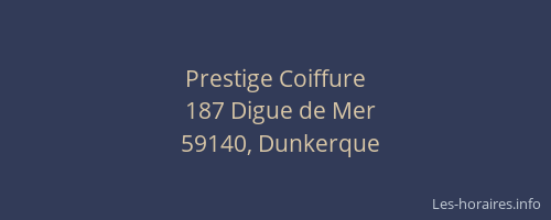 Prestige Coiffure