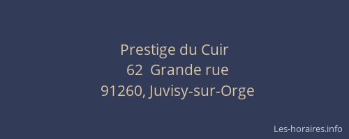 Prestige du Cuir