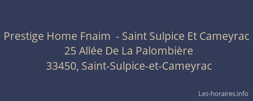 Prestige Home Fnaim  - Saint Sulpice Et Cameyrac