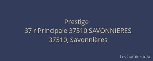 Prestige