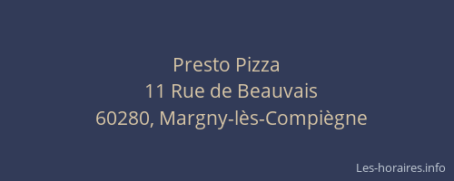 Presto Pizza