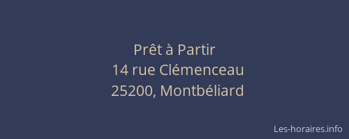 Prêt à Partir