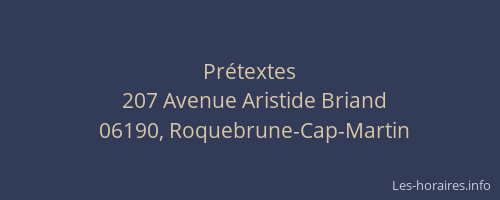 Prétextes