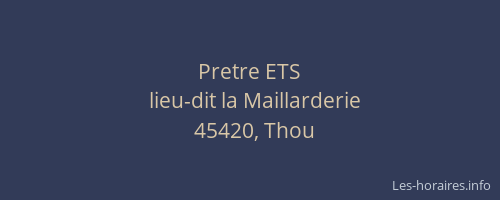 Pretre ETS