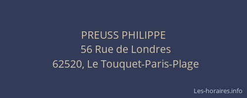 PREUSS PHILIPPE