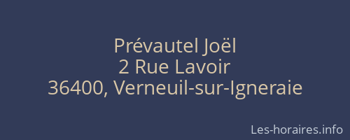 Prévautel Joël