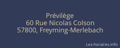 Prévilège