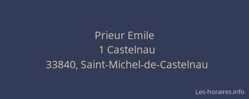 Prieur Emile