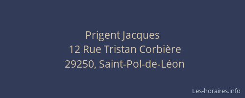 Prigent Jacques