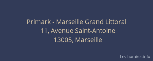 Primark - Marseille Grand Littoral