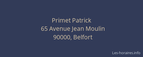 Primet Patrick