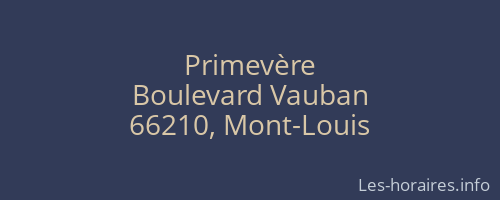 Primevère