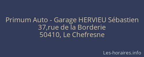 Primum Auto - Garage HERVIEU Sébastien