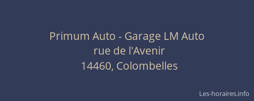 Primum Auto - Garage LM Auto
