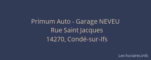 Primum Auto - Garage NEVEU
