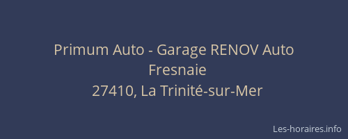 Primum Auto - Garage RENOV Auto