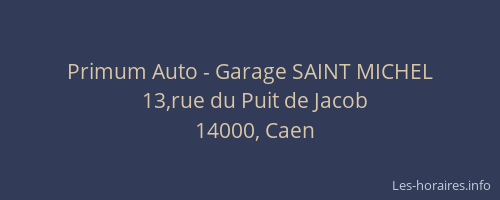 Primum Auto - Garage SAINT MICHEL