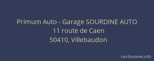 Primum Auto - Garage SOURDINE AUTO