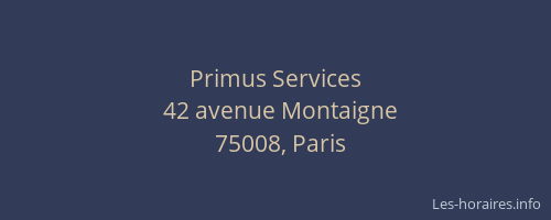 Primus Services