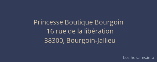 Princesse Boutique Bourgoin