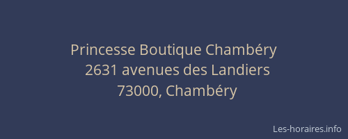 Princesse Boutique Chambéry