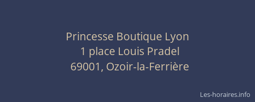 Princesse Boutique Lyon
