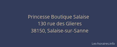 Princesse Boutique Salaise