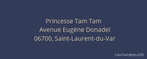 Princesse Tam Tam