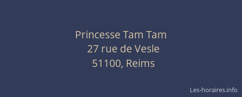 Princesse Tam Tam