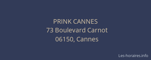 PRINK CANNES