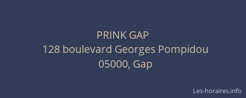 PRINK GAP