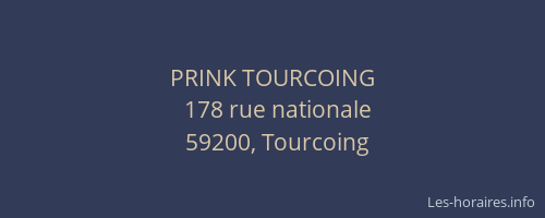 PRINK TOURCOING