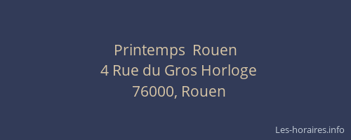 Printemps  Rouen