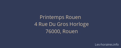 Printemps Rouen