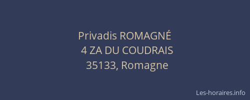 Privadis ROMAGNÉ
