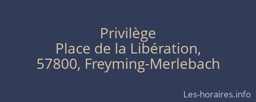 Privilège