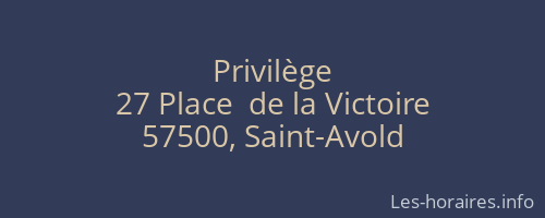 Privilège