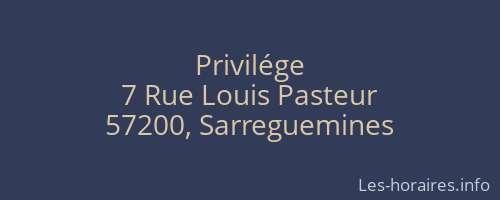 Privilége