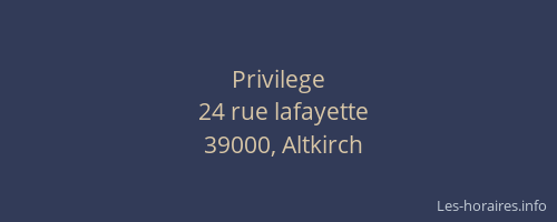 Privilege