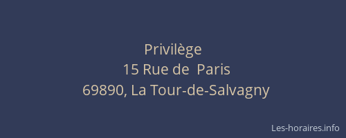 Privilège