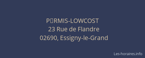 PRMIS-LOWCOST