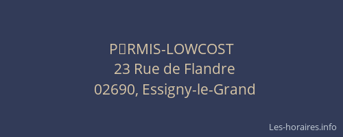 P�RMIS-LOWCOST